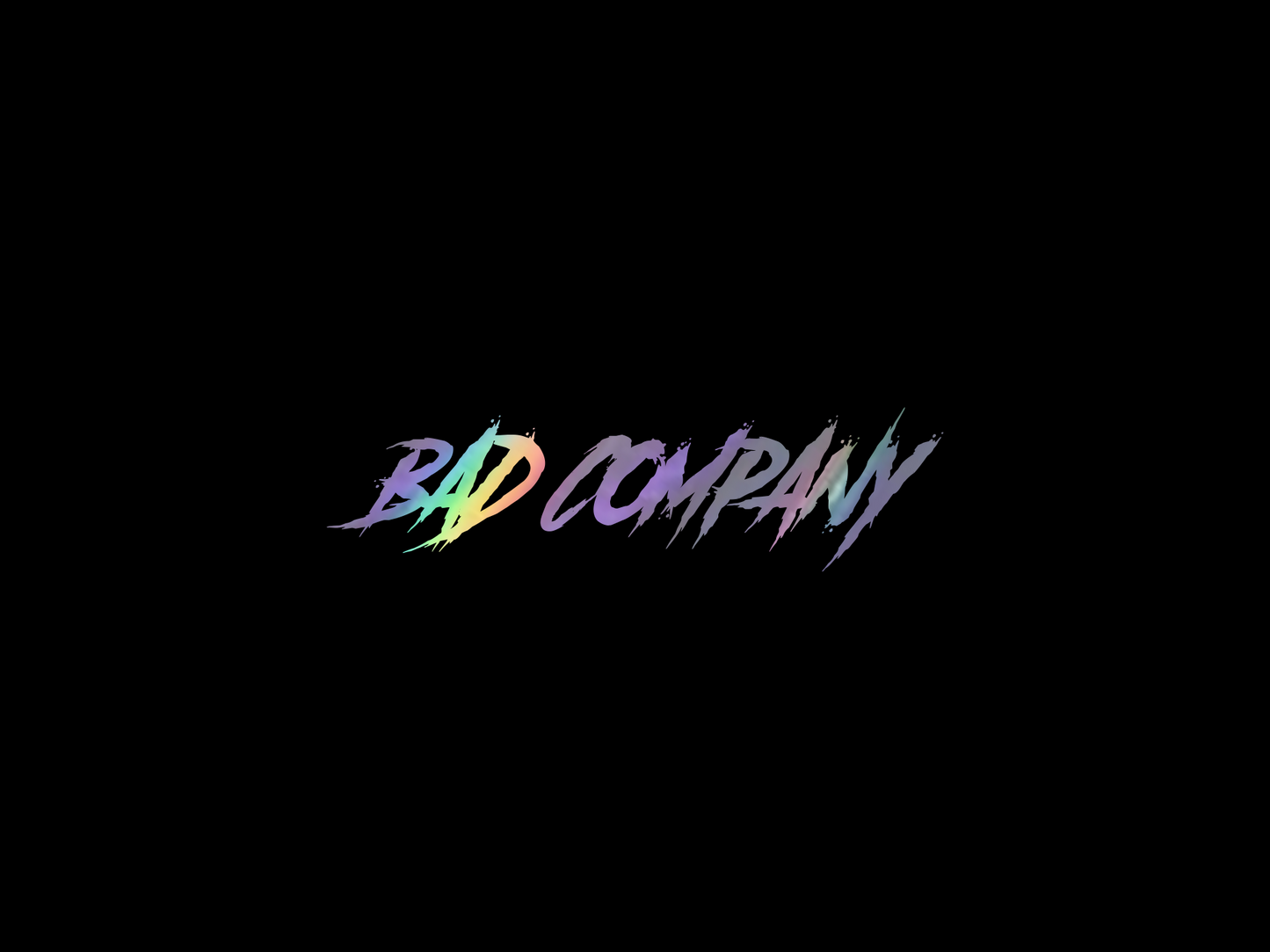 BAD COMPANY DIECUT STICKER