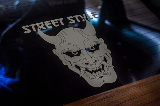 STREET STYLE ONI DIECUT STICKER