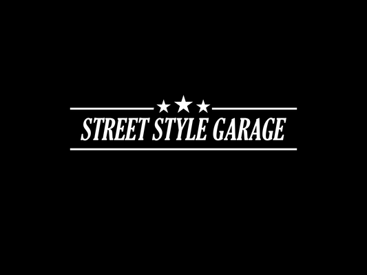 STREET STYLE GARAGE LOGO BANNER DIECUT STICKER