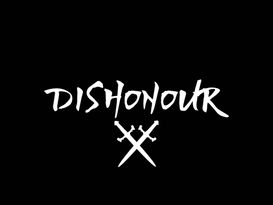 DISHONOUR DIECUT STICKER