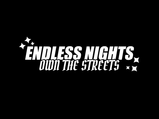 ENDLESS NIGHTS DIECUT STICKER