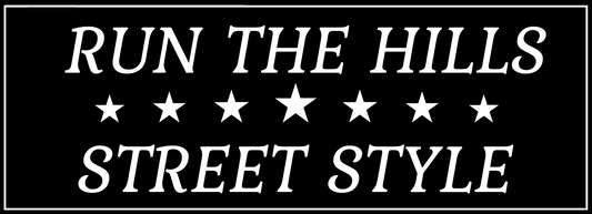 RUN THE HILLS DIECUT STICKER